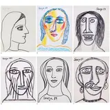 Untitled by F. N. Souza, 1983, Marker on paper, sold Dec 2022