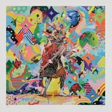 Searchman by Yoh Nagao, 2019, Giclee print on paper, sold Dec 2022