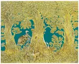 Untitled by Ompal Sansanwal, Acrylic, pen and ink on canvas, sold Dec 2022
