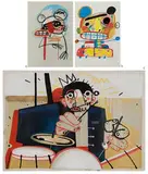 You're going with me to the store it'll probably be a little late, so much for the update (Animated Character Series) by Sajid Wajid Shaikh, Mixed media on paper, sold Dec 2022