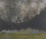 Monsoon Greys by Hari Ambadas Gade, Oil on canvas, sold Jul 2022
