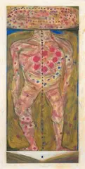 Mala by Aalap Shah, Acrylic and oil on canvas mounted on plywood, sold Jul 2022
