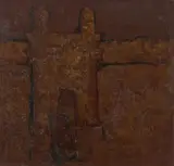 Untitled by Hari Ambadas Gade, Oil on board, sold May 2022