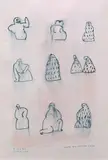 Draped and Undraped Figures by Arpita Singh, 1996, Watercolour on paper, sold May 2022