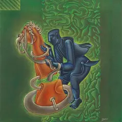 Untitled by Satish Gujral, 2011, Oil on canvas, sold May 2022