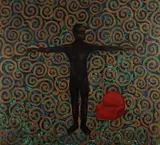 Untitled by G.R. Iranna, 2003, Acrylic on canvas, sold May 2022