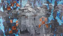 Unity by Manish Modi, Mixed media on canvas, offered May 2022