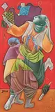 Untitled (Kite) by Satish Gujral, Acrylic on canvas, sold Jun 2022