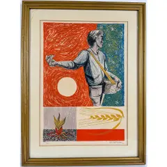 Untitled by Anton Refregier, Print, offered Jan 2024