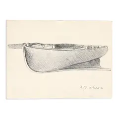 Untitled by Gregory Kondos, Graphite Sketch, offered Oct 2023