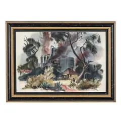 Untitled by Don David, Watercolor, offered Sep 2023