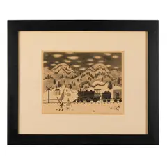 Untitled by Doris Lee, Lithograph, offered Sep 2023