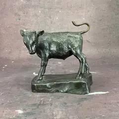 Untitled by Just Andersen, Bronze Calf Sculpture, offered Sep 2023