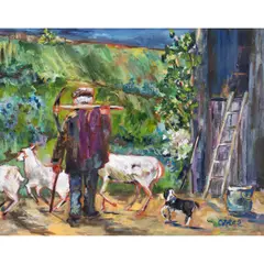 Untitled by Susan O'Neal, oil on canvas, sold Jan 2026