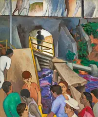 Bridge by Sudhir Patwardhan, Acrylic on canvas, sold Mar 2026