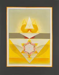 Untitled by Ghulam Rasool Santosh, Oil on canvas, sold Mar 2026