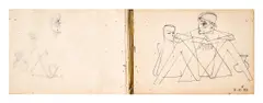 A Sketchbook by Somnath Hore, Mixed media on paper, sold Mar 2026