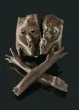 Brothers by Somnath Hore, Bronze, sold Mar 2026
