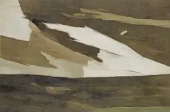 Untitled by Ram Kumar, 1977, Oil on canvas, sold Mar 2026