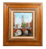 Utrecht by George Jan Dispo, Oil on canvas, sold Oct 2026