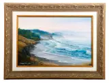 Peaceful Cove by Sharon Rickert, 1995, Oil on canvas, sold Oct 2026