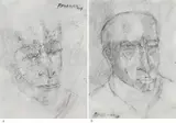 Untitled by Akbar Padamsee, Charcoal on paper, sold Jun 2022