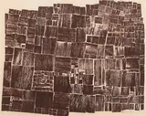 Wall by Zarina, Relief collagraph on paper, sold Jun 2022