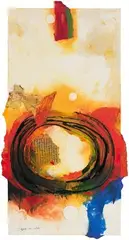 Fire by Sujata Bajaj, Mixed media on paper, offered Jun 2022
