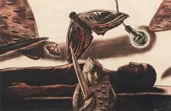 Untitled by T.V. Santhosh, Dry pastel and charcoal on paper, offered Jun 2022