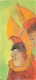 Untitled by Krishen Khanna, Oil on canvas, sold May 2022