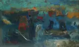 Untitled by K. M. Adimoolam, 2003, Oil on canvas, sold May 2022