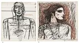 Untitled (Man) by Ganesh Pyne, Pen and ink on paper, offered May 2022
