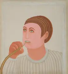 Untitled by Manjit Bawa, Oil on canvas, sold Apr 2022