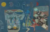 Jagpari by Prabhakar M Kolte, Oil on canvas, sold Apr 2022