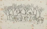Untitled by Nandalal Bose, Watercolour on paper pasted on mount board, offered Dec 2022