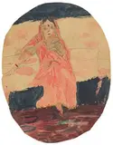 Untitled by Amrita Sher-Gil, 1922, Watercolour and pencil on paper, sold Dec 2022