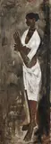 Untitled by B. Prabha, 1962, Oil on canvas, sold Dec 2022