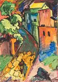 Untitled by Hari Ambadas Gade, Gouache on paper, sold Dec 2022