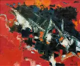 Untitled by S. H. Raza, Oil on canvas, sold Dec 2022