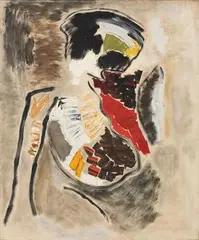 Untitled by Bal Chhabda, Oil on canvas, sold Dec 2022