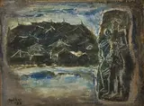 Untitled by K. K. Hebbar, Oil on canvas, sold Dec 2022