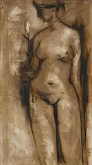 Untitled by B. Vithal, 1967, Oil on canvas, sold Dec 2022
