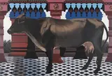 Untitled by Nataraj Sharma, Oil on canvas, sold Dec 2022