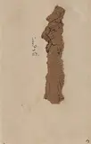Untitled by Nandalal Bose, Ink and collage on paper pasted on mount board, sold Dec 2021