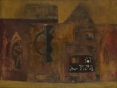Untitled by Jagdish Swaminathan, Oil on canvas, sold Dec 2021