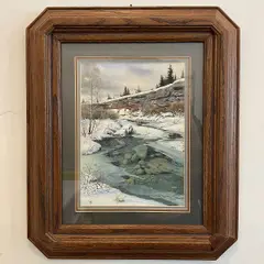 Untitled by William Rushing, Acrylic on Board Landscape Painting, offered Jun 2023