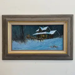 Untitled by Carl Eugene Seyboldt, Acrylic on Board Landscape Painting, offered Jun 2023