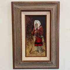 Untitled by Carl Eugene Seyboldt, Acrylic on Board Portrait Painting, offered Jun 2023