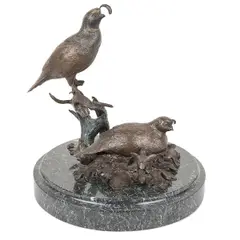 Untitled by William Davis, bronze on marble base, ", offered May 2023