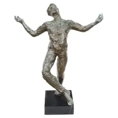 Song of Zorba by Anthony Quinn, 1984, bronze sculpture, sold Feb 2026